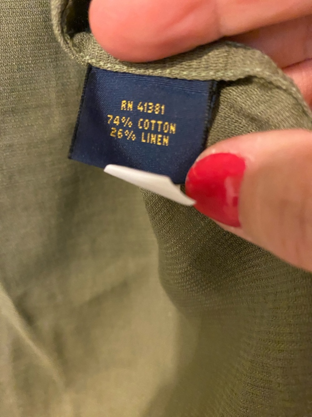 Polo by Ralph Lauren Olive Military Field Shirt Jacket - Picture 3 of 5